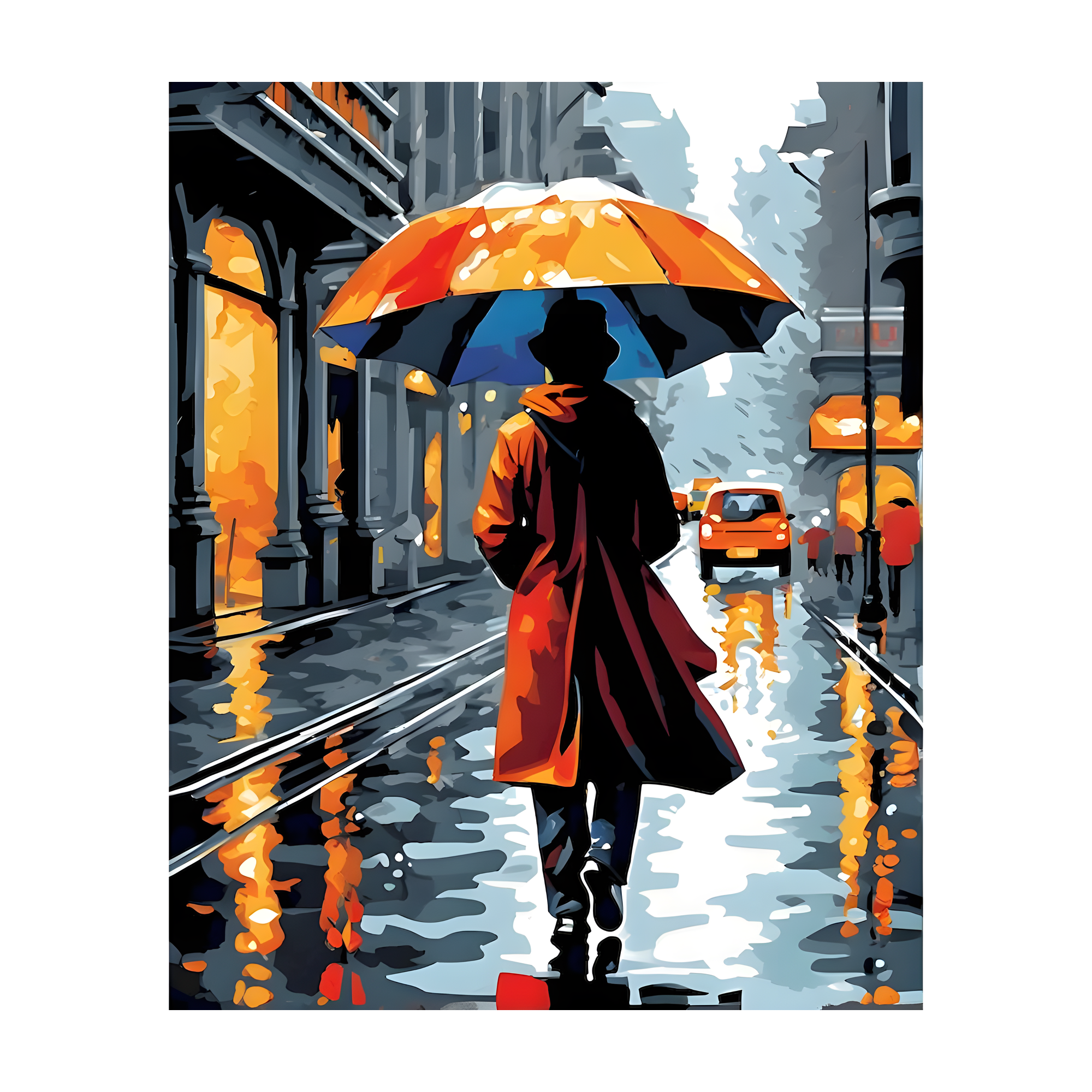 Rainy City Umbrella Paint-by-Numbers Kit — gallery role 1: 01-professional-cover