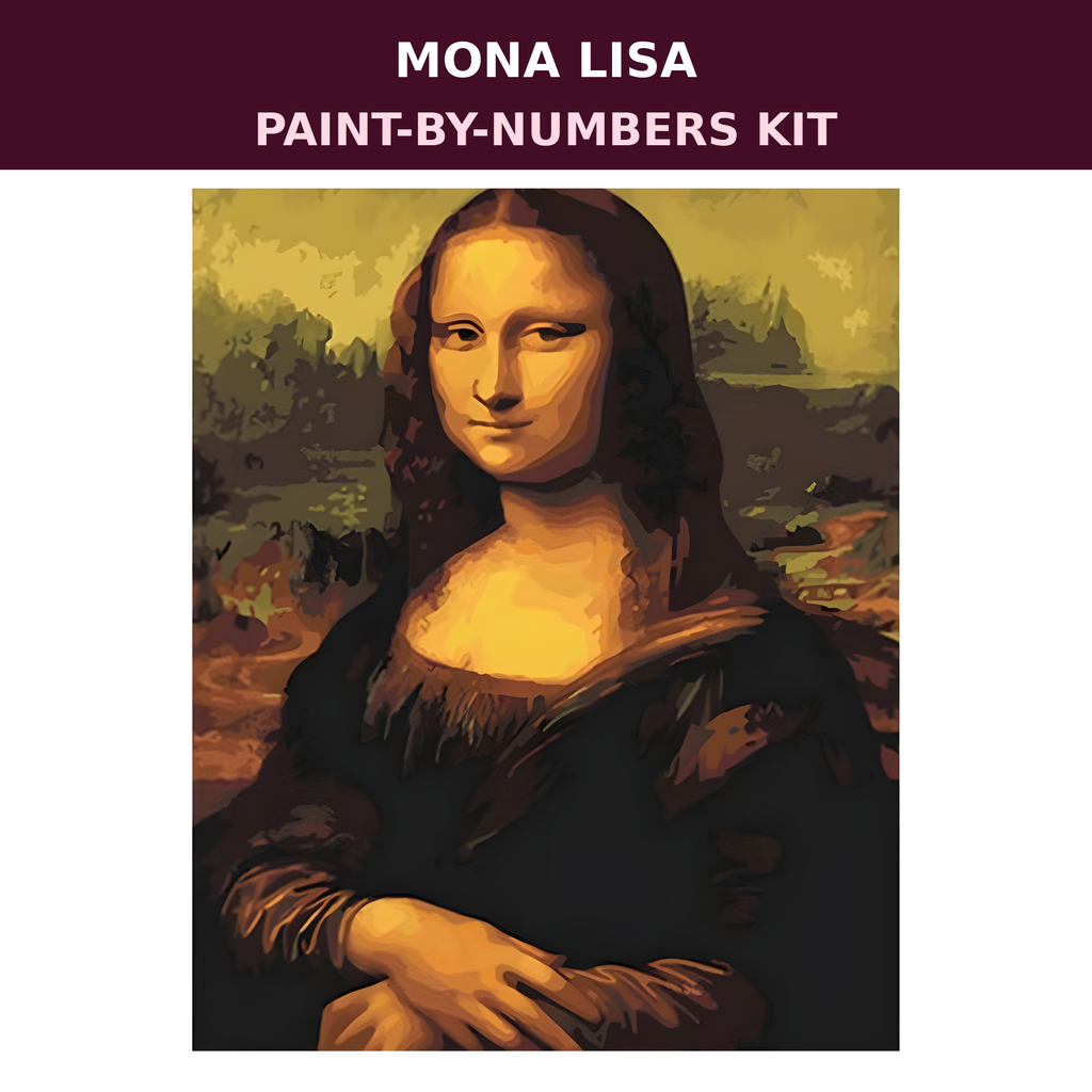 Mona Lisa Paint-by-Numbers Kit — gallery role 2: 02-ready-to-paint-hero