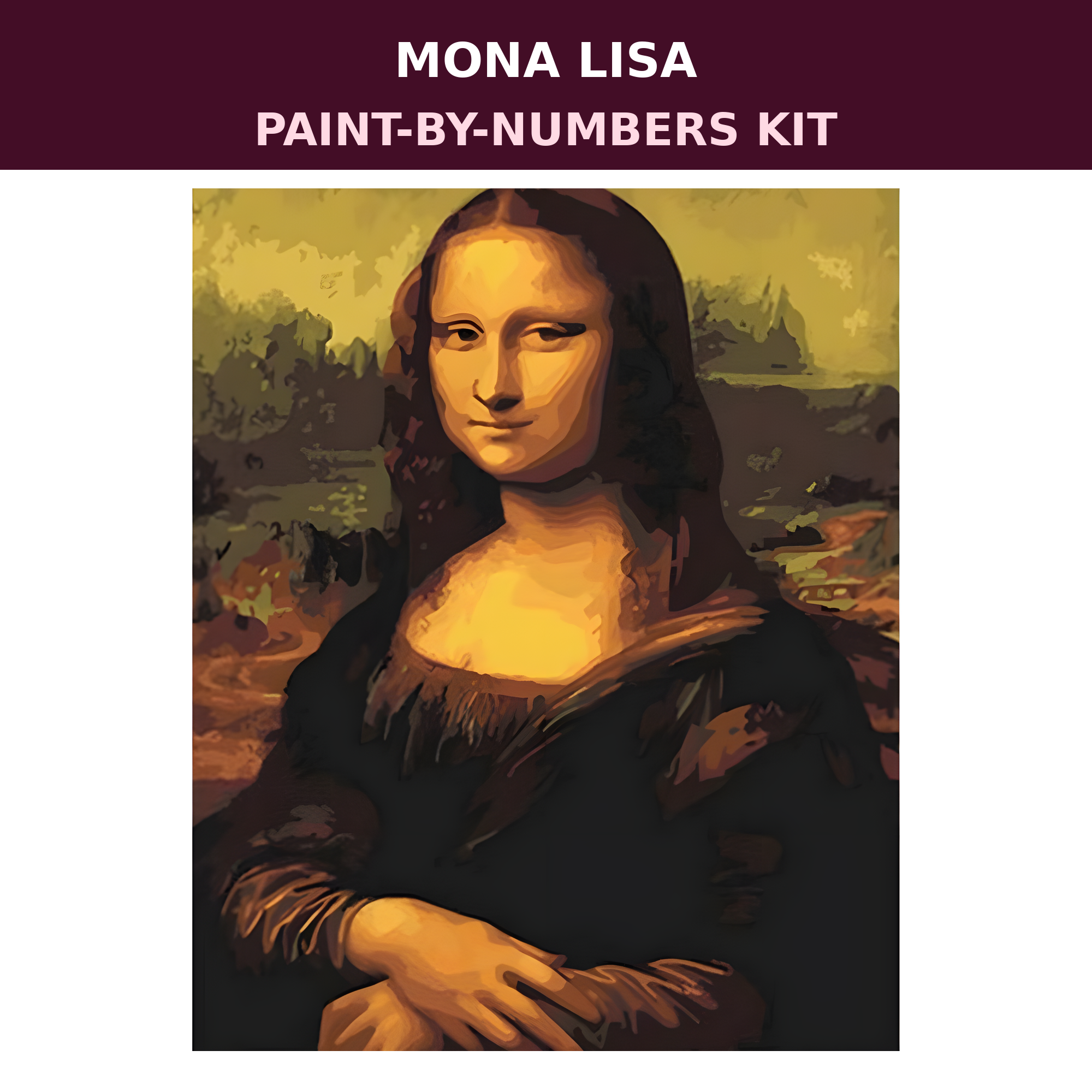 Mona Lisa Paint-by-Numbers Kit — gallery role 2: 02-ready-to-paint-hero
