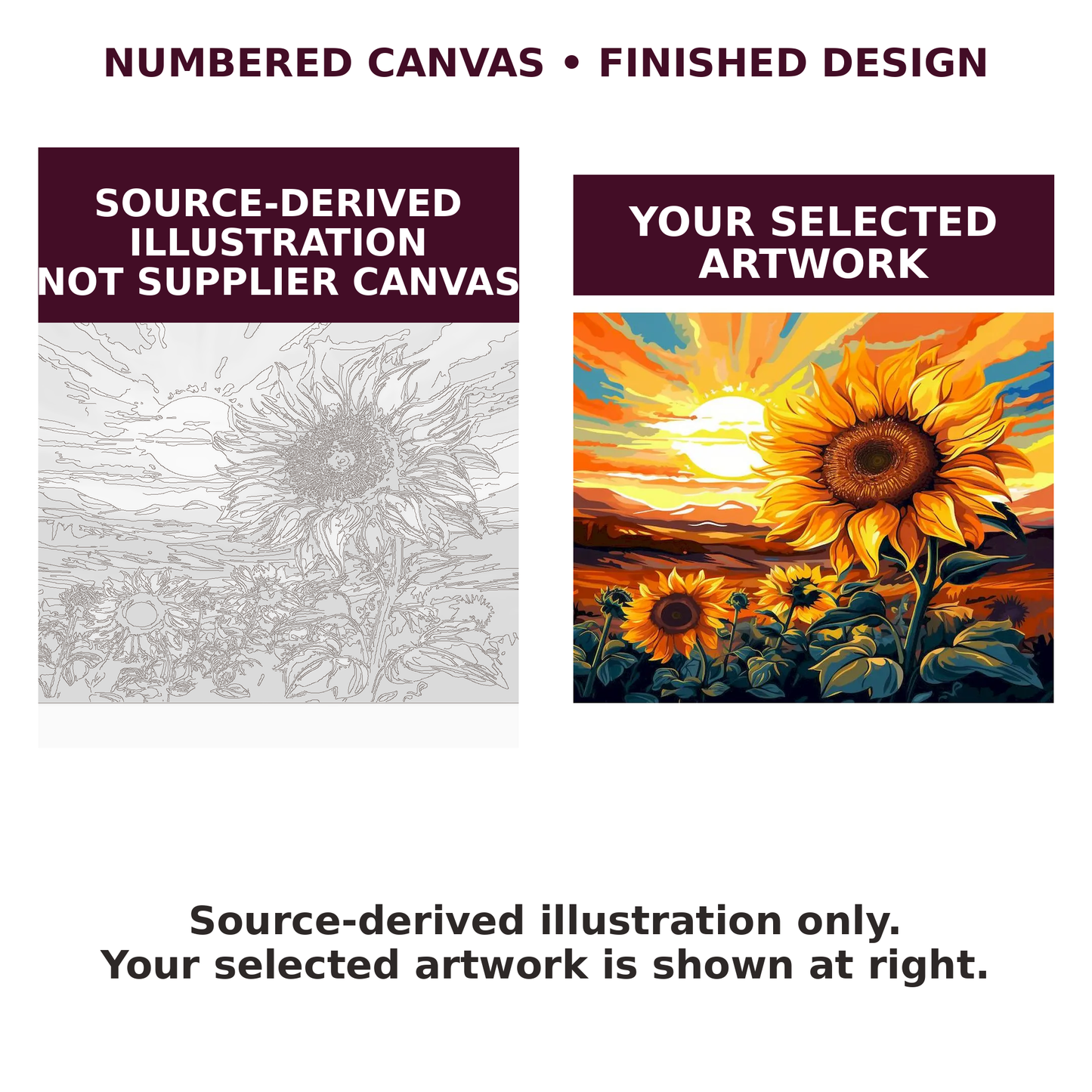 Green Garden Vista Paint-by-Numbers Kit