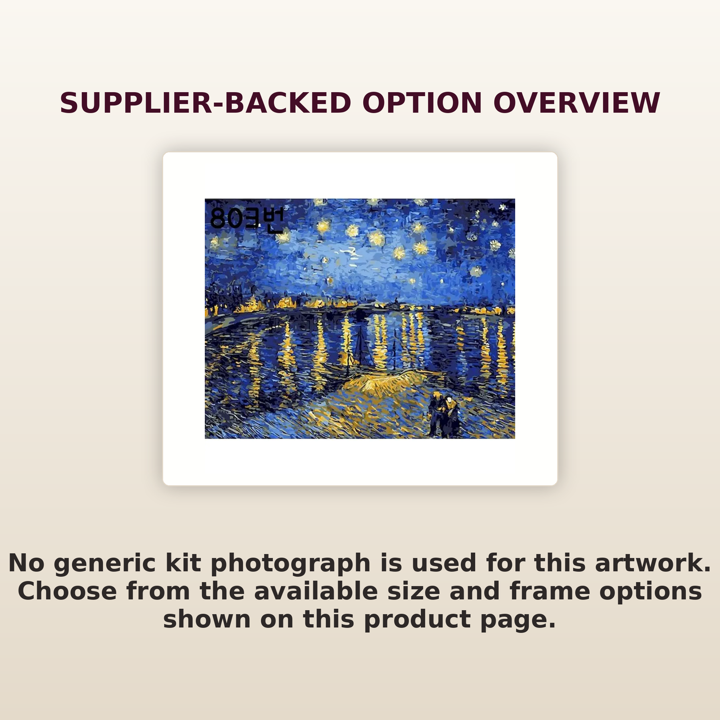 Black Midnight Canal Paint-by-Numbers Kit