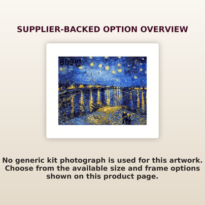 Black Midnight Canal Paint-by-Numbers Kit