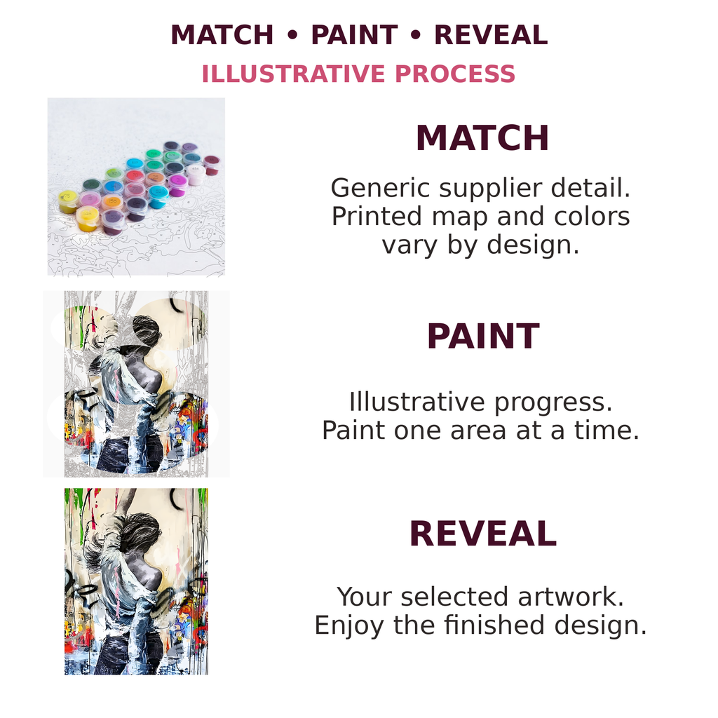 Graffiti Freedom Paint-by-Numbers Kit — gallery role 5: 05-match-paint-reveal