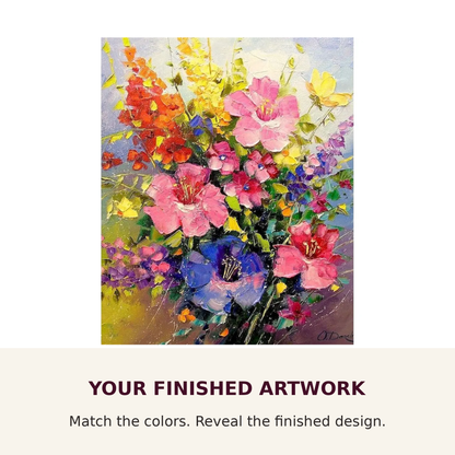 Yellow Sunlit Terrace Paint-by-Numbers Kit