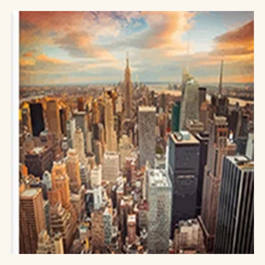 Cityscape Paint-by-Numbers Kit – Design 14