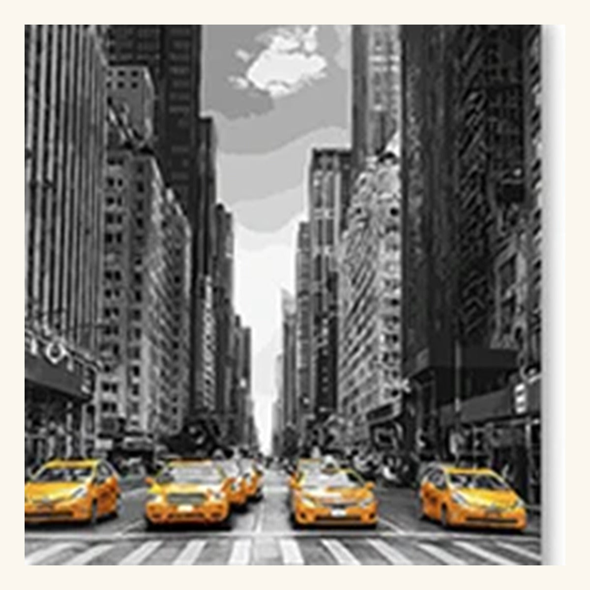 Cityscape Paint-by-Numbers Kit – Design 03