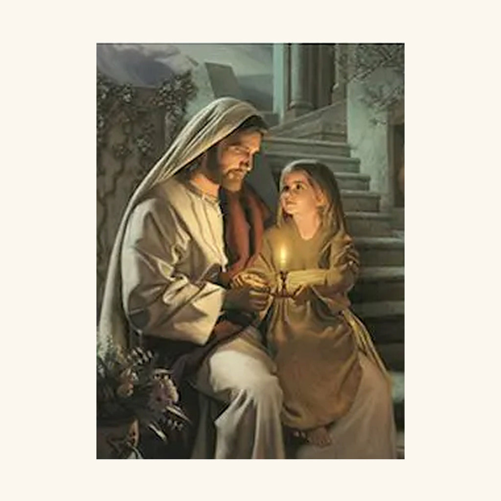 Jesus by Candlelight Paint-by-Numbers Kit