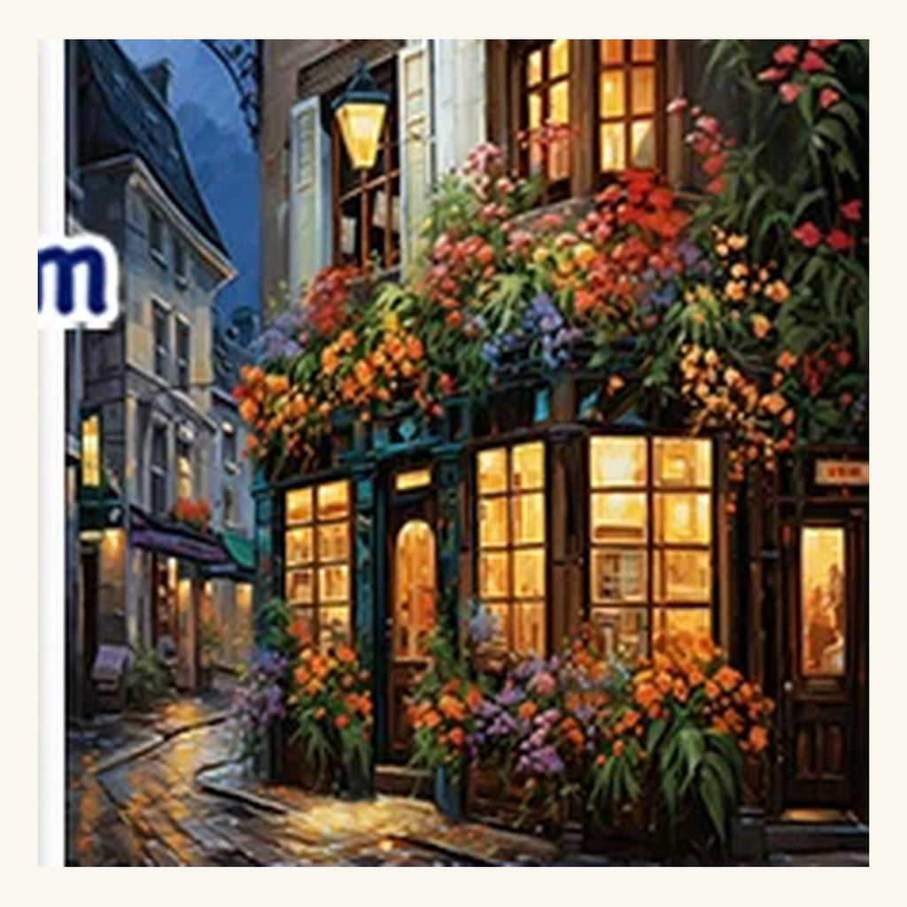 Cityscape Paint-by-Numbers Kit – Design 02