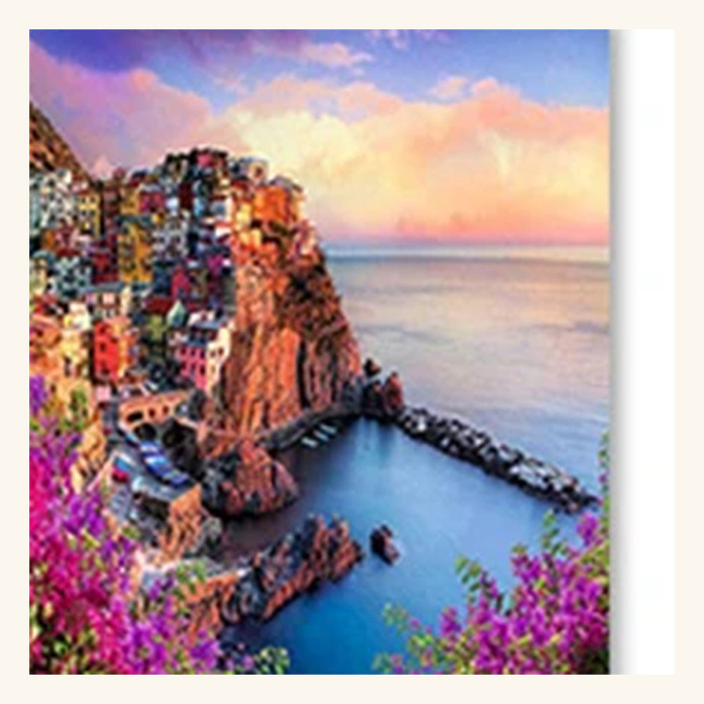 Cityscape Paint-by-Numbers Kit – Design 08