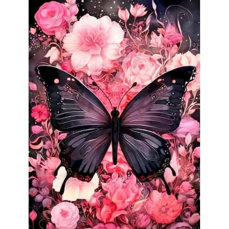 PhotoCustom Animal Diamond Painting Kits Butterfly Full Square Round DIY Diamond Mosaic Fantasy Home Decoration