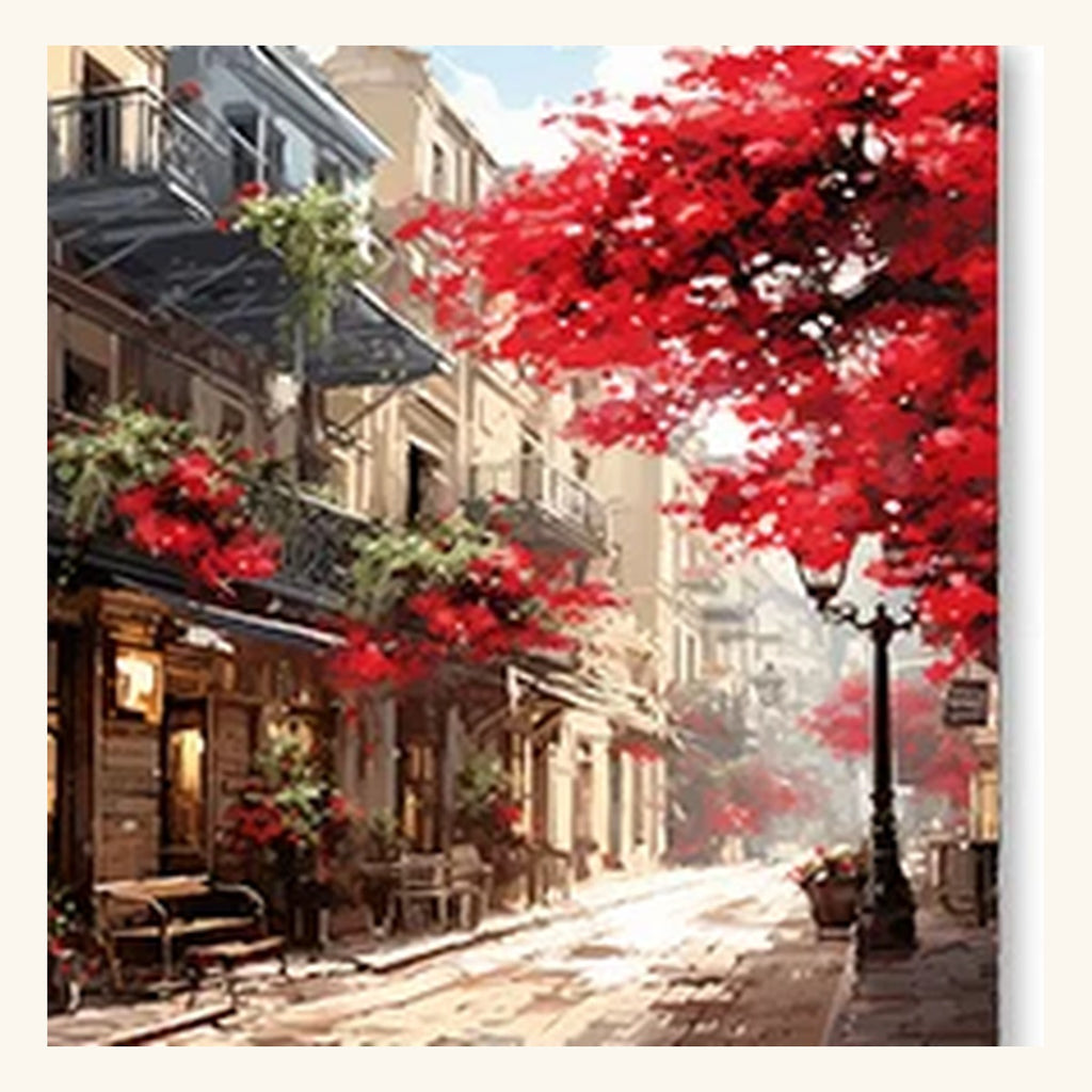 Cityscape Paint-by-Numbers Kit – Design 15