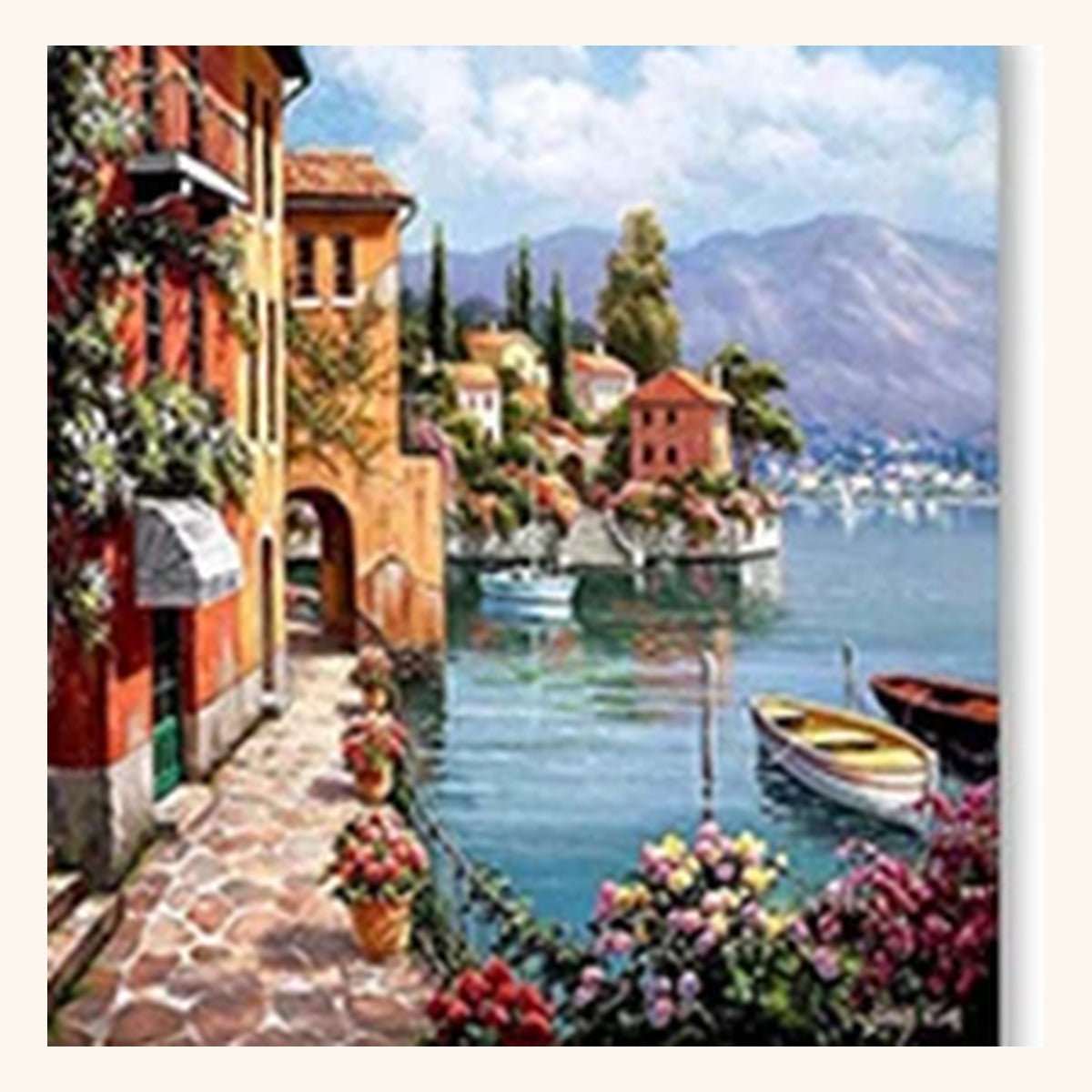 Cityscape Paint-by-Numbers Kit – Design 07