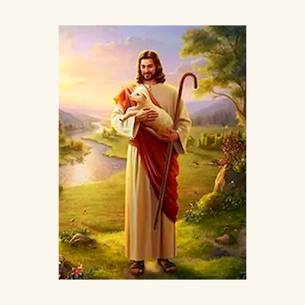 Jesus the Good Shepherd Paint-by-Numbers Kit