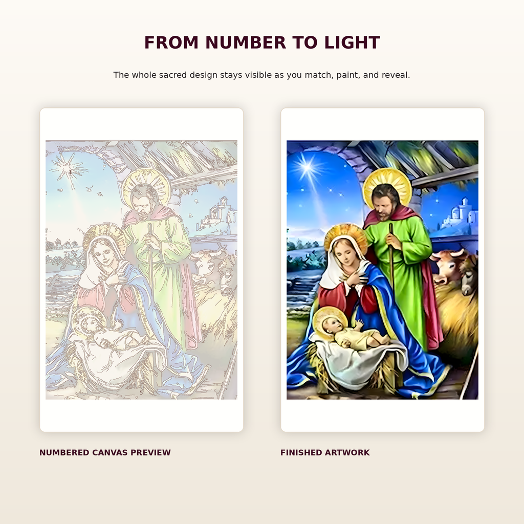 SimpleArt Nativity of the Holy Family — gallery role 3: 03-numbered-to-finished