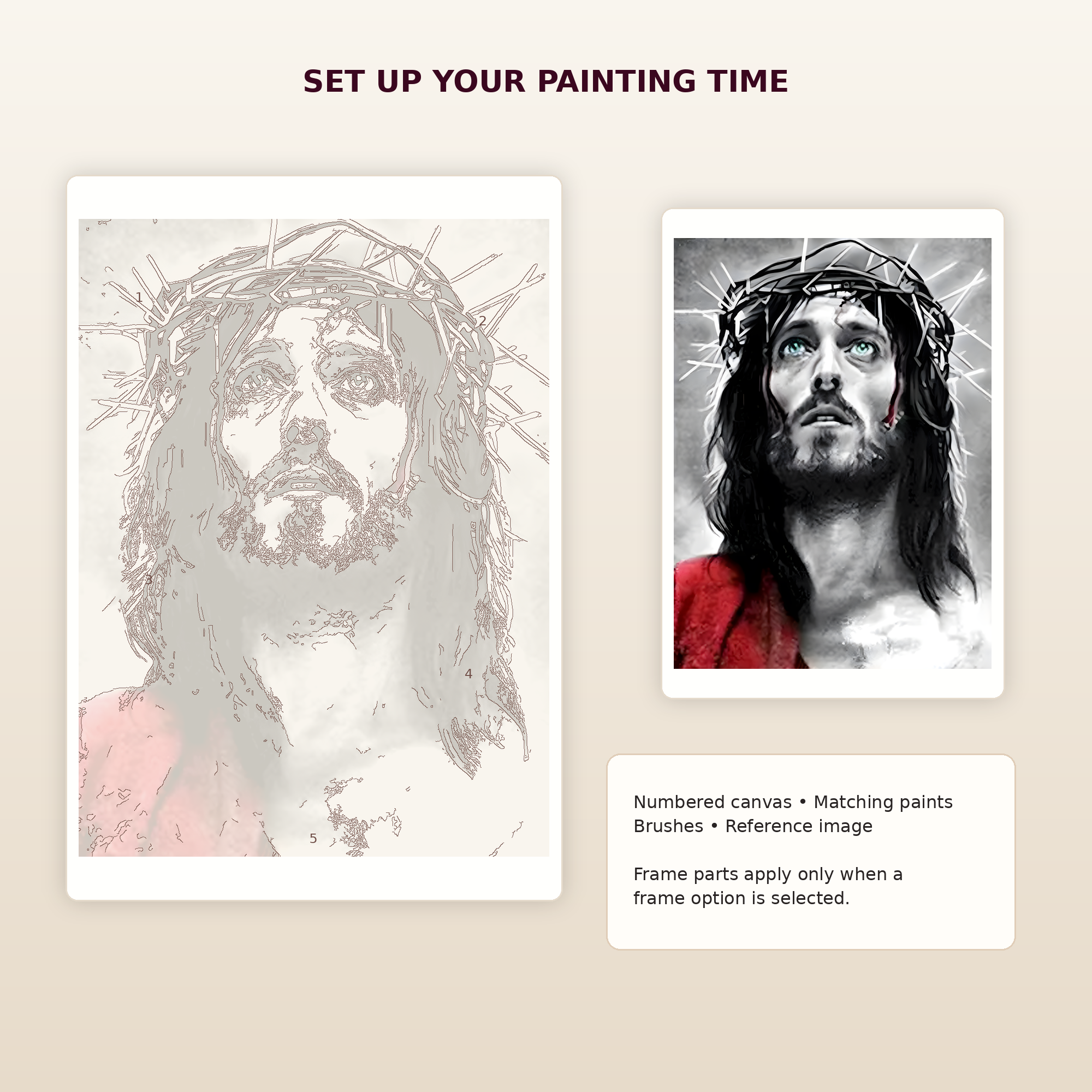 SimpleArt Crown of Thorns Jesus — gallery role 4: 04-kit-setup