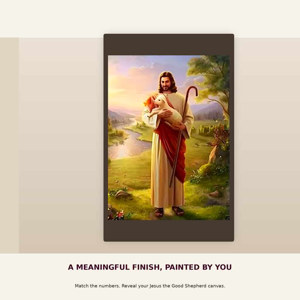 SimpleArt Jesus the Good Shepherd — gallery role 6: 06-next-masterpiece