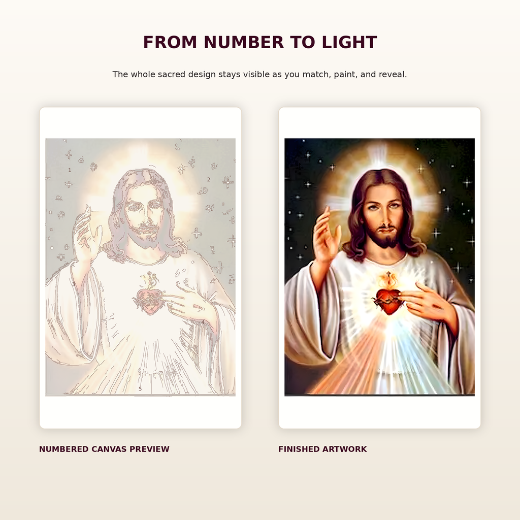 SimpleArt Sacred Heart Blessing — gallery role 3: 03-numbered-to-finished