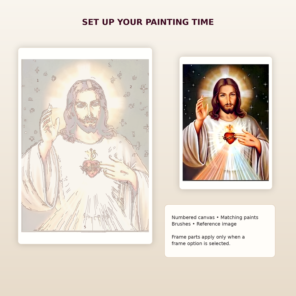 SimpleArt Sacred Heart Blessing — gallery role 4: 04-kit-setup