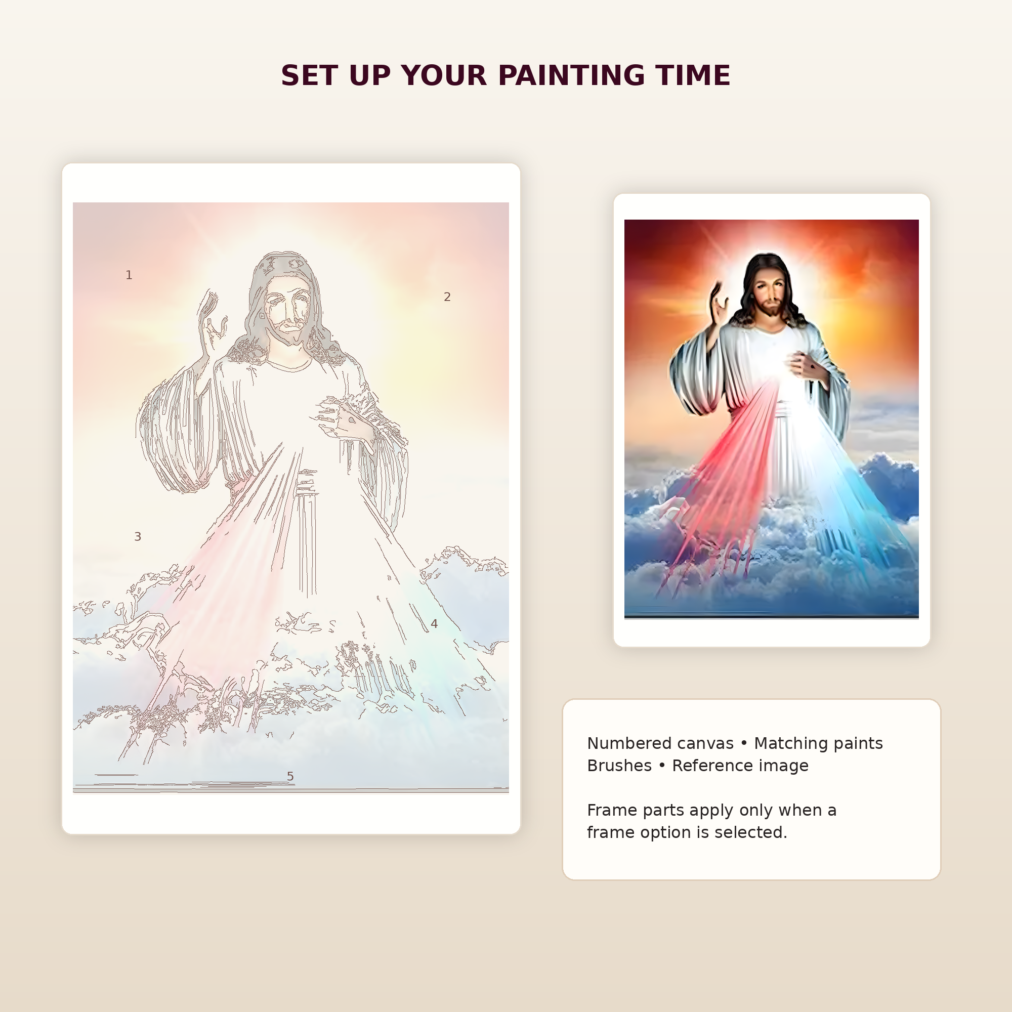SimpleArt Divine Mercy Mountain Light — gallery role 4: 04-kit-setup