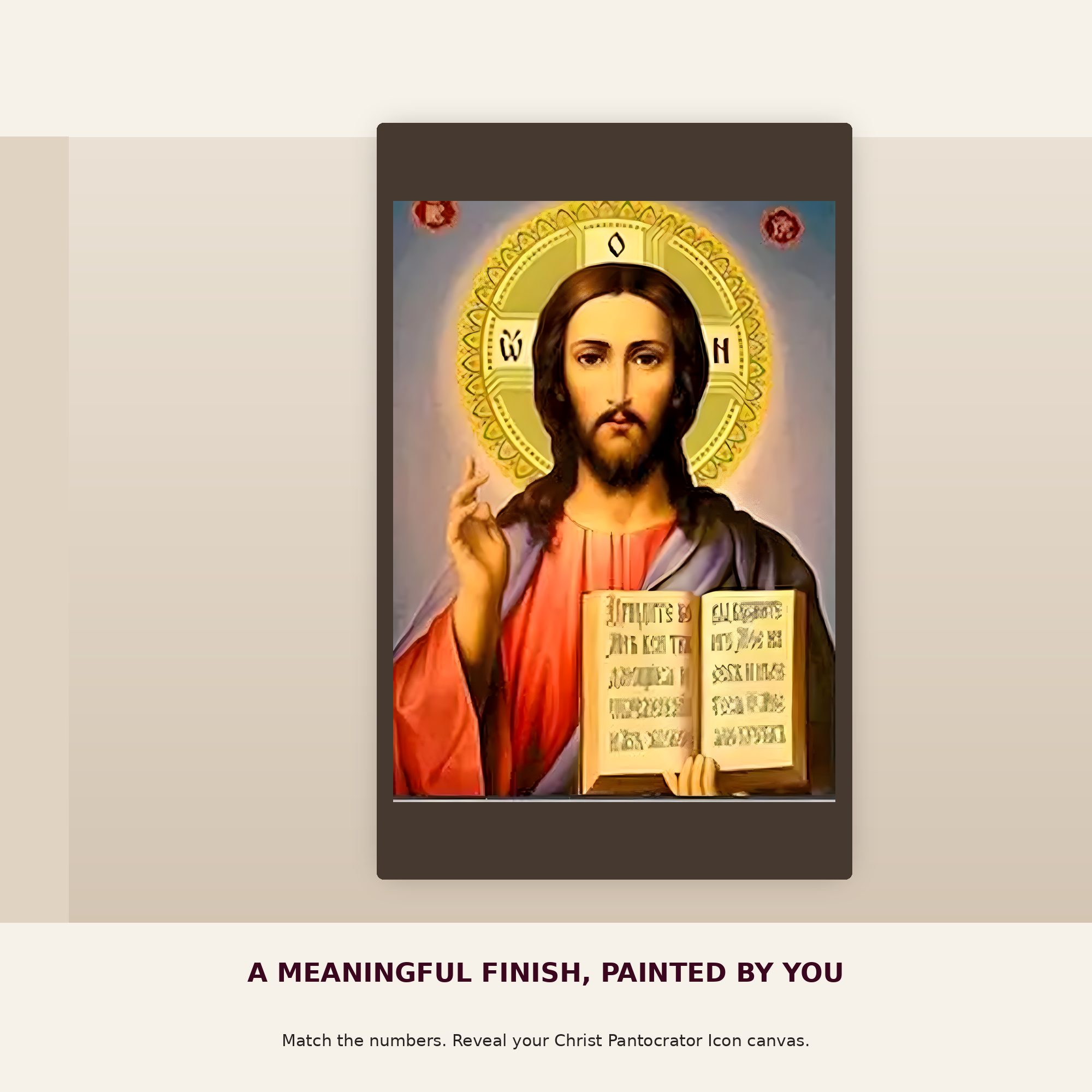 SimpleArt Christ Pantocrator Icon — gallery role 6: 06-next-masterpiece
