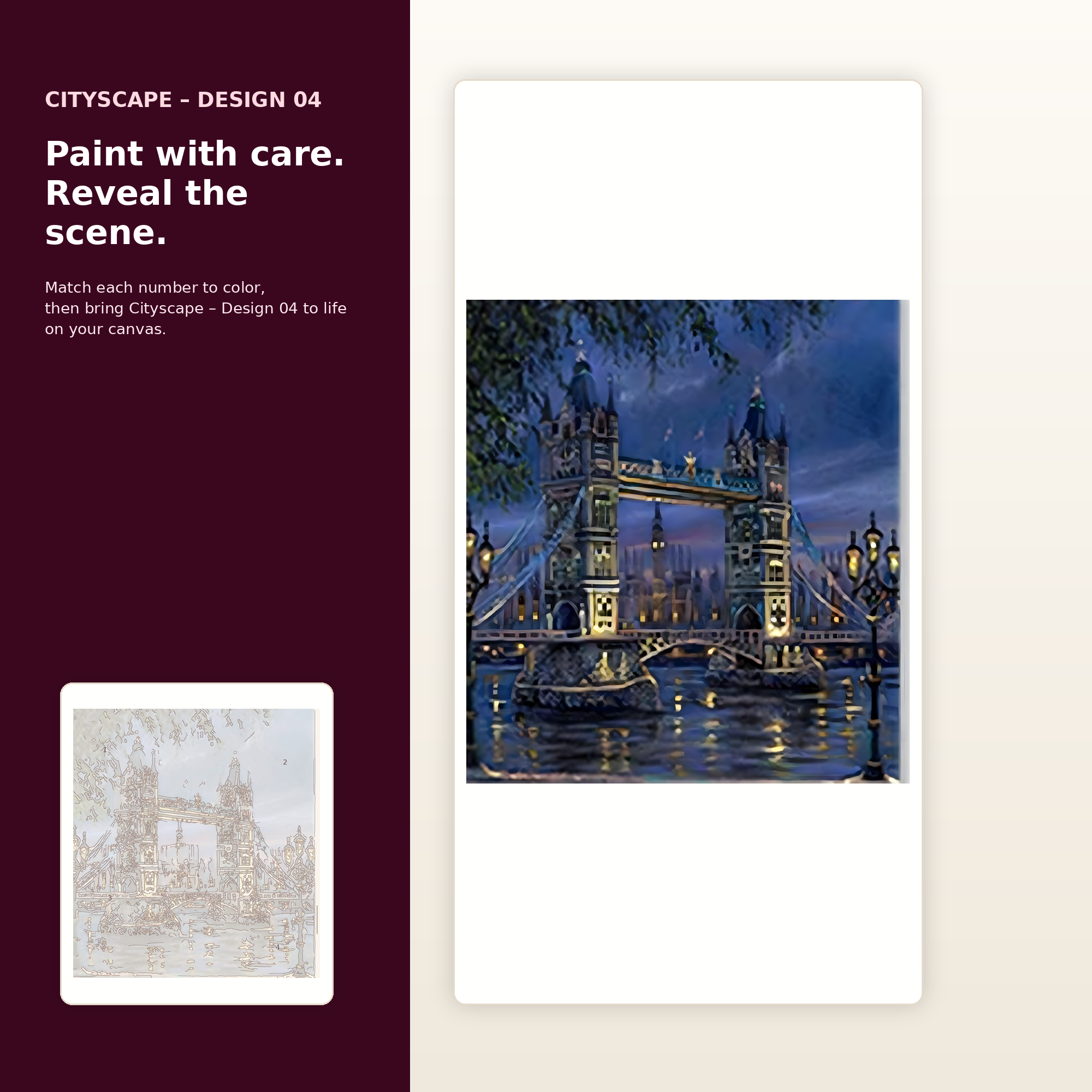 SimpleArt Cityscape – Design 04 — gallery role 2: 02-ready-to-paint-hero