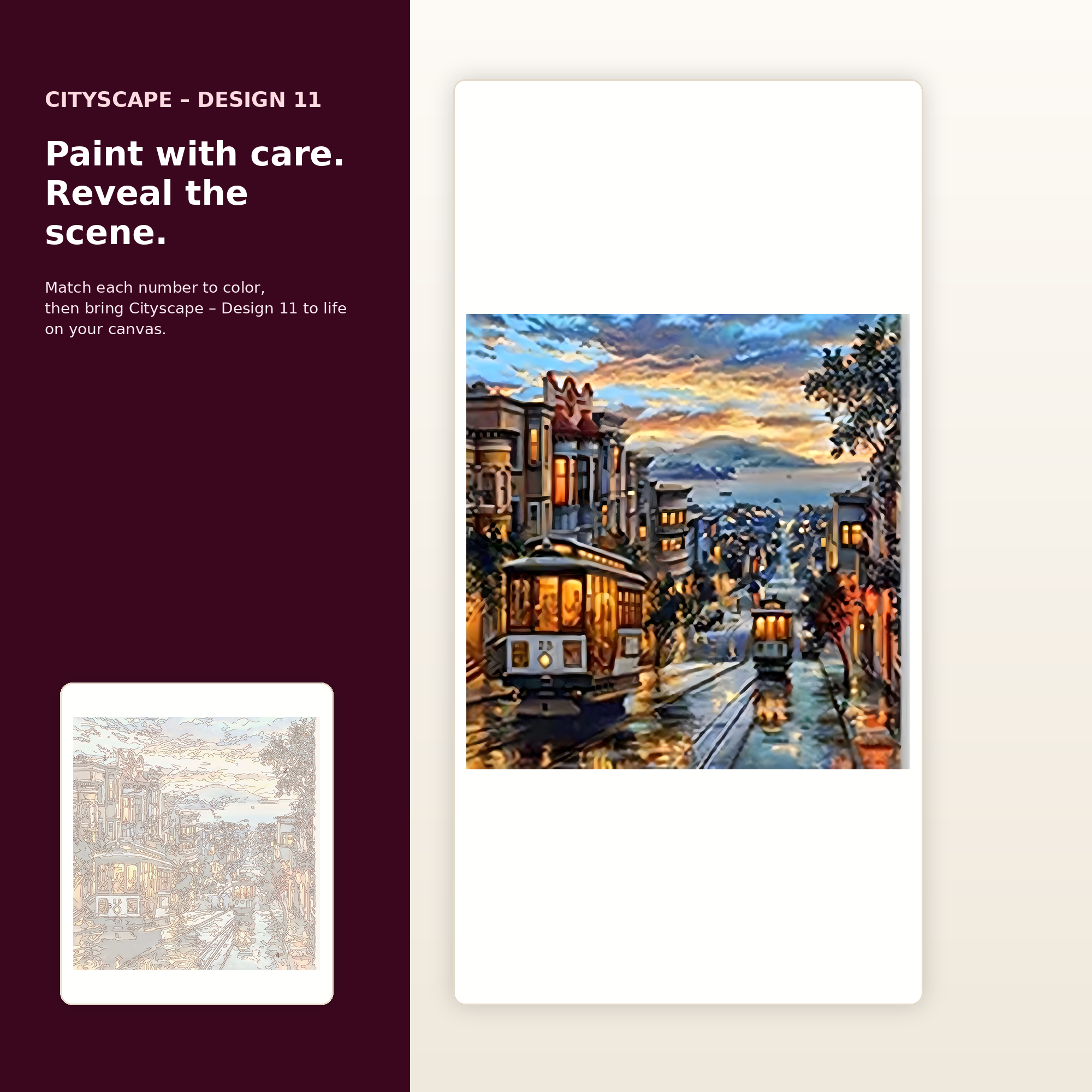 SimpleArt Cityscape – Design 11 — gallery role 2: 02-ready-to-paint-hero